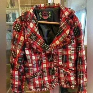 Body Central plaid jacket. Size Medium. Dress up your outfit!